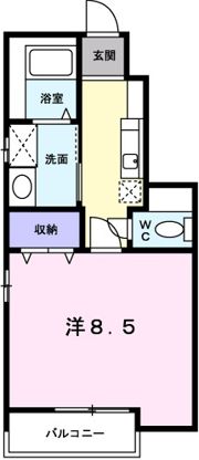 秋桜の間取り画像