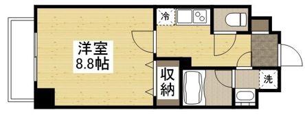 THE MODERN 表町の間取り画像