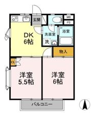 メイプルハイツの間取り画像