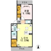 studio 115の間取り画像
