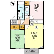 エスポワールMatsui2の間取り画像