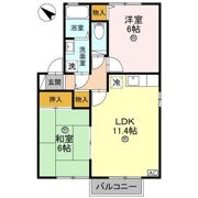 エスポワールMatsui2の間取り画像