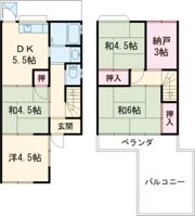 立石貸家 池田624-の間取り画像