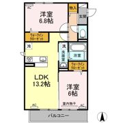 ルピナス高屋の間取り画像