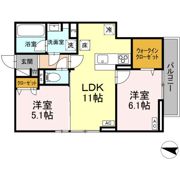 ベルヴィオラ西深津の間取り画像