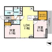 ベルヴィオラ西深津の間取り画像