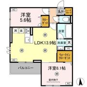 TORISIA T Westの間取り画像