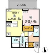 TORISIA T Westの間取り画像