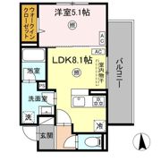 TORISIA T Westの間取り画像