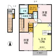 クリュティエ B棟の間取り画像