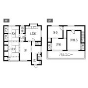 墨俣町河合様貸家の間取り画像