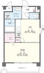 アリシュアの間取り画像