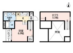 Rifugio大江（リフージョオオエ）の間取り画像