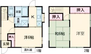 堀町戸建の間取り画像