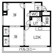 ジャスティ川島の間取り画像