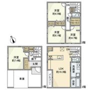 船堀戸建の間取り画像