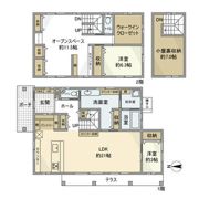高岡本町秋葉戸建の間取り画像