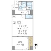 キンブリッジ壬生西院駅前の間取り画像