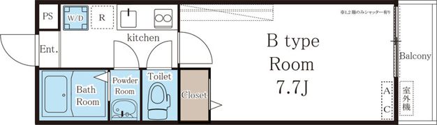 アークリード洛北の間取り画像