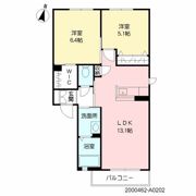 サンパティーク・アイ A棟の間取り画像