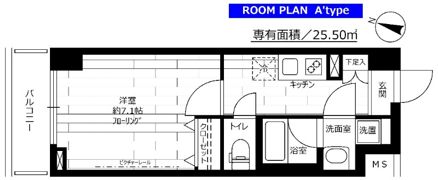 ステージグランデ生田駅前の間取り画像