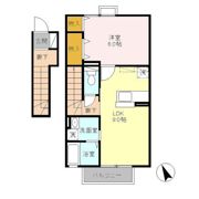 グランモア若草 Cの間取り画像
