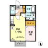 D-Room Aの間取り画像