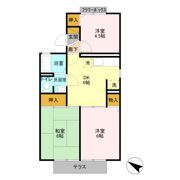 サンライン Ⅱの間取り画像