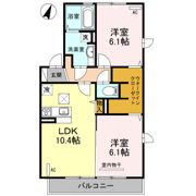 パークハウスⅥの間取り画像