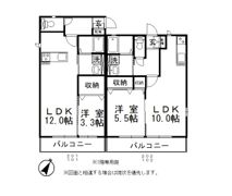 アルカ・ソラーレⅠの間取り画像