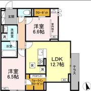 D-RESIDENCE府中西府町の間取り画像
