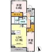 D-RESIDENCE府中西府町の間取り画像