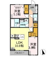 D-RESIDENCE府中西府町の間取り画像