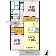 D-ROOM沖ノ橋の間取り画像