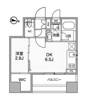 SYFORME木場Ⅱの間取り画像