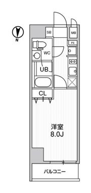 ･ﾚｵｰﾈ南千住Ⅱの間取り画像