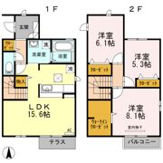 ウィング レーヴの間取り画像
