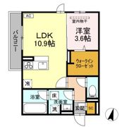 D-roomCⅨの間取り画像