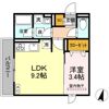 D-roomCⅨの間取り画像