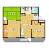 サンハイム一万城の間取り画像