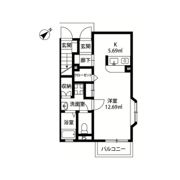 アムール 新町の間取り画像