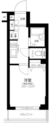 プレール・ドゥーク新高円寺の間取り画像