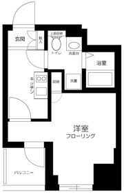 クローバーコート黒門町の間取り画像