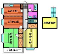 第6高栄ハイツの間取り画像