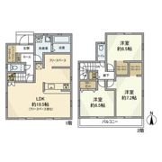 富士見町戸建の間取り画像
