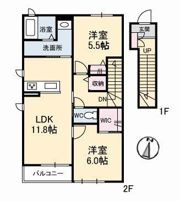 ベルプラージの間取り画像