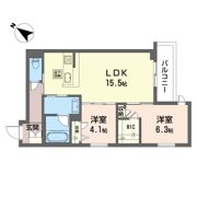 ヴァレンズ・クレシェレの間取り画像