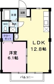 ニューシティー中芝の間取り画像