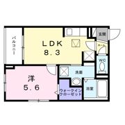 アンジュ 茨木の間取り画像