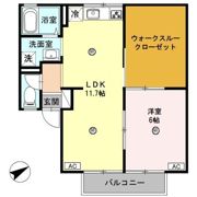 サンパティーク松本 A棟の間取り画像